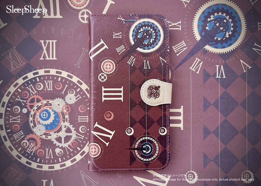 【手帳型ケース】スチームパンク シリーズ