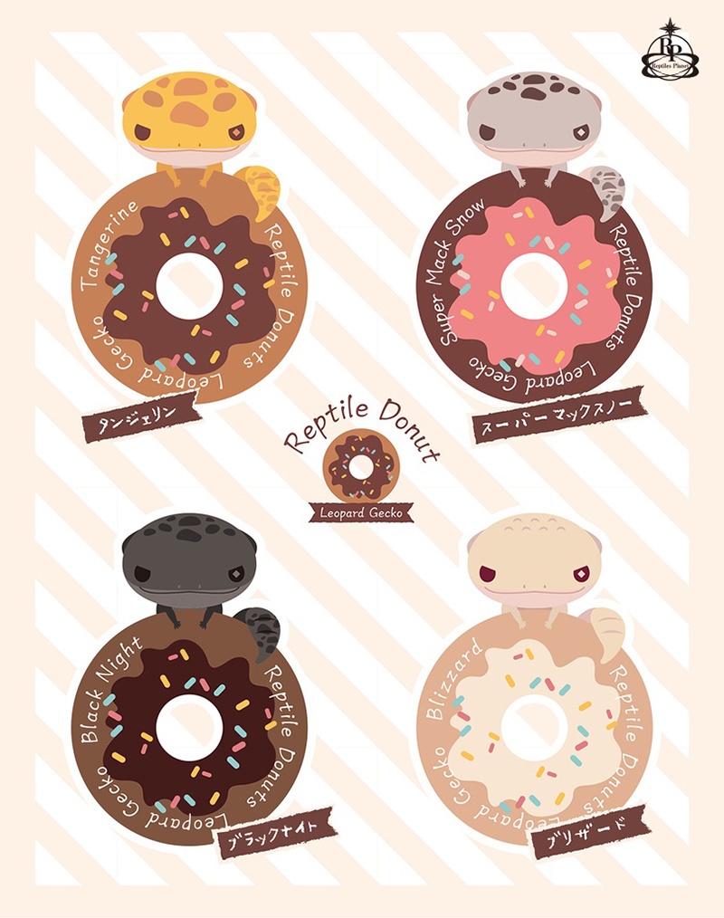 【トートバック】Reptile Donuts