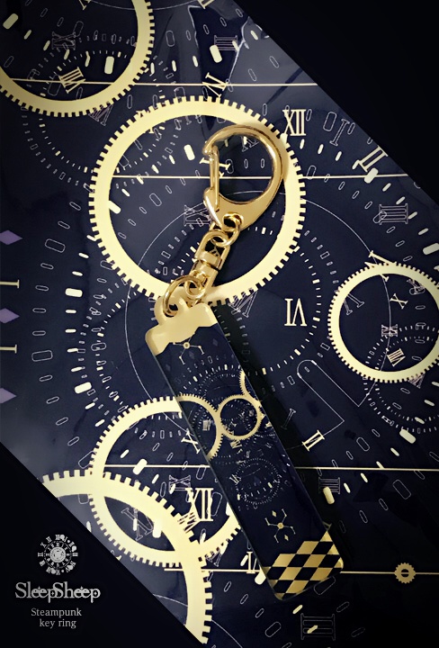 【プレートキーホルダー】スチームパンクシリーズ