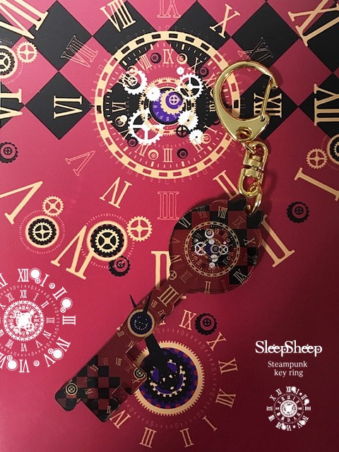【鍵型キーホルダー】スチームパンクシリーズ