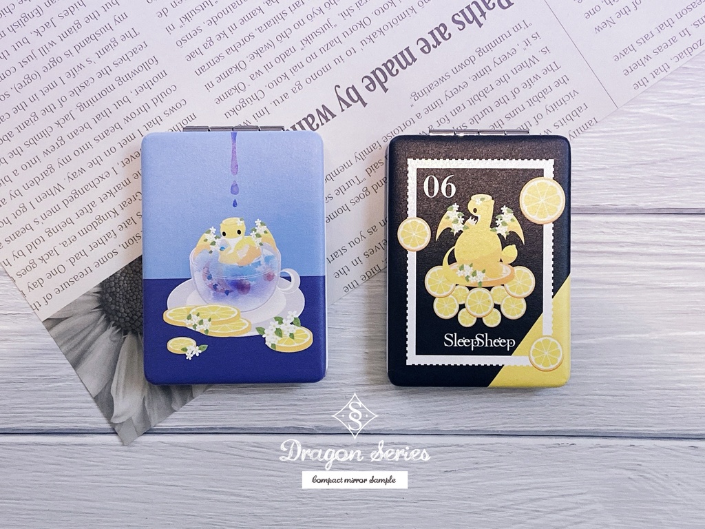 〈コンパクトミラー〉Dragon Stampシリーズ