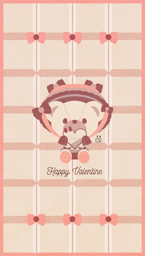 〈スマホケース・グリップ型〉Chocolate Bear