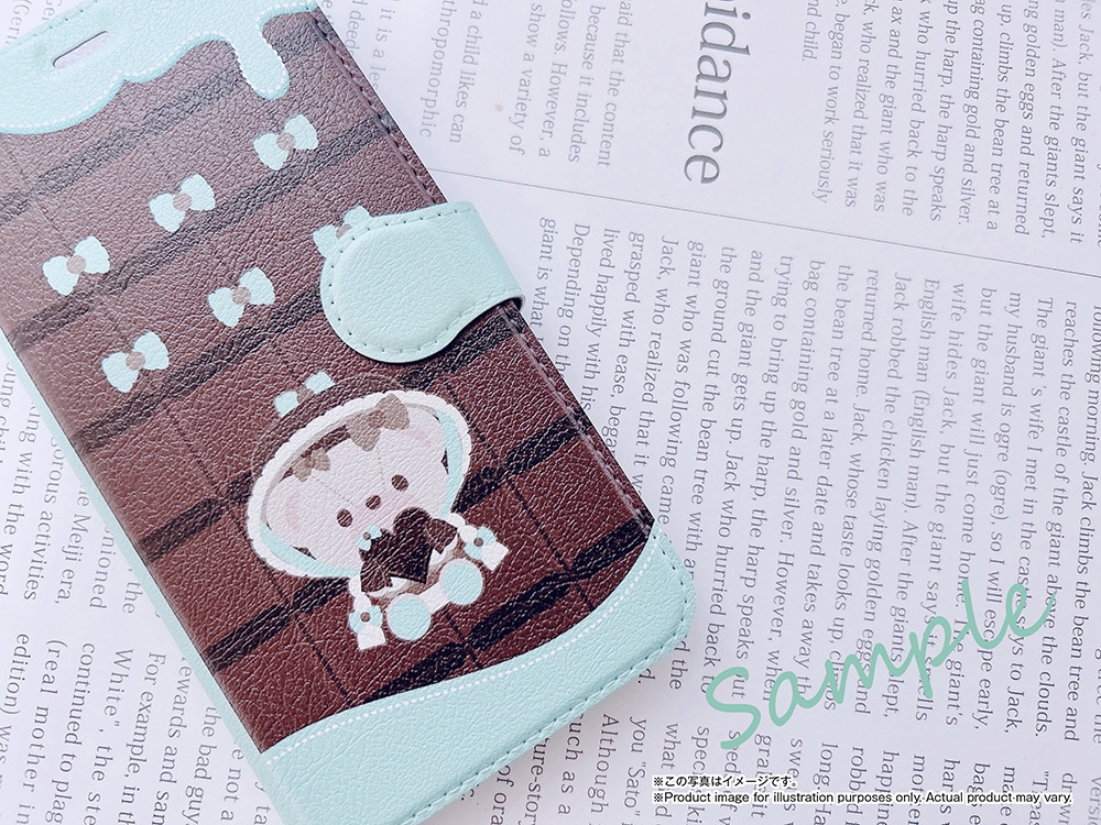 〈手帳型ケース〉Chocolate Bear