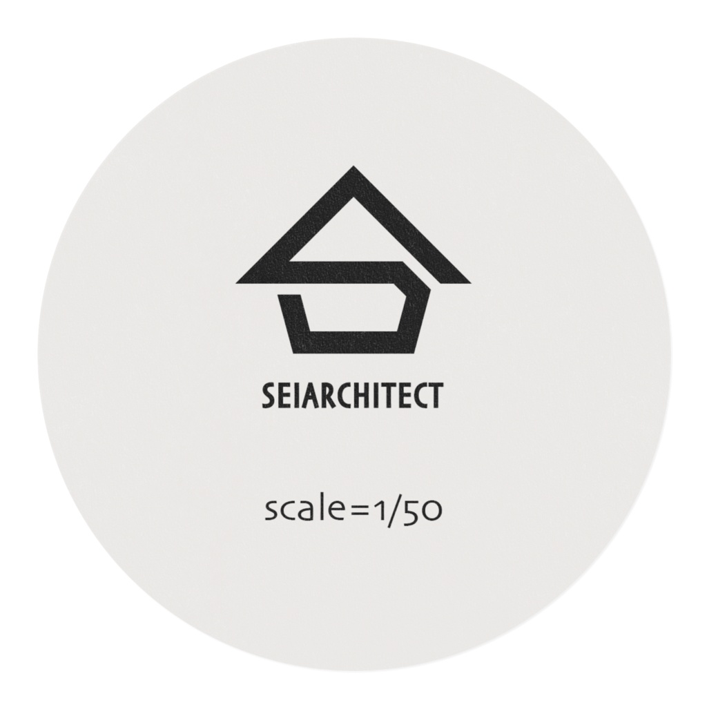 縮尺(1/50)マスキングテープ/White