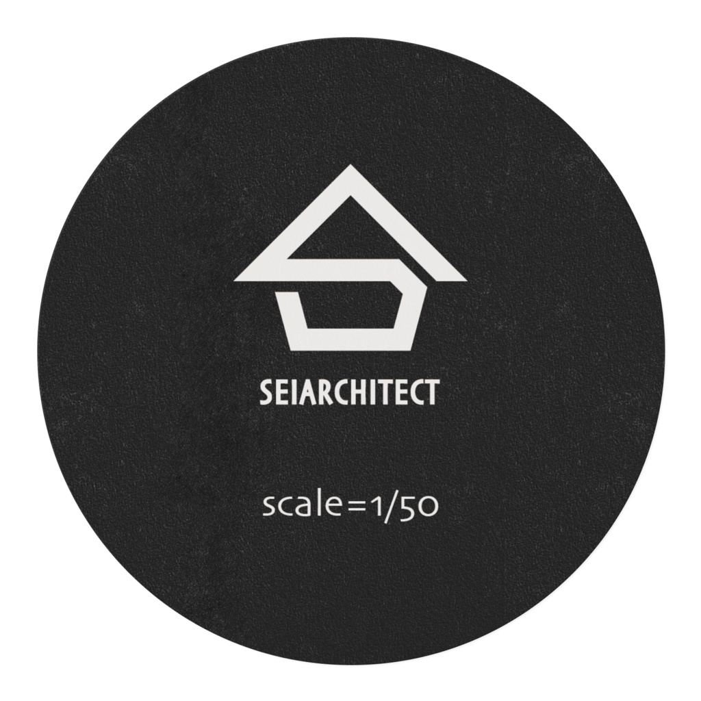 縮尺(1/50)マスキングテープ/Black