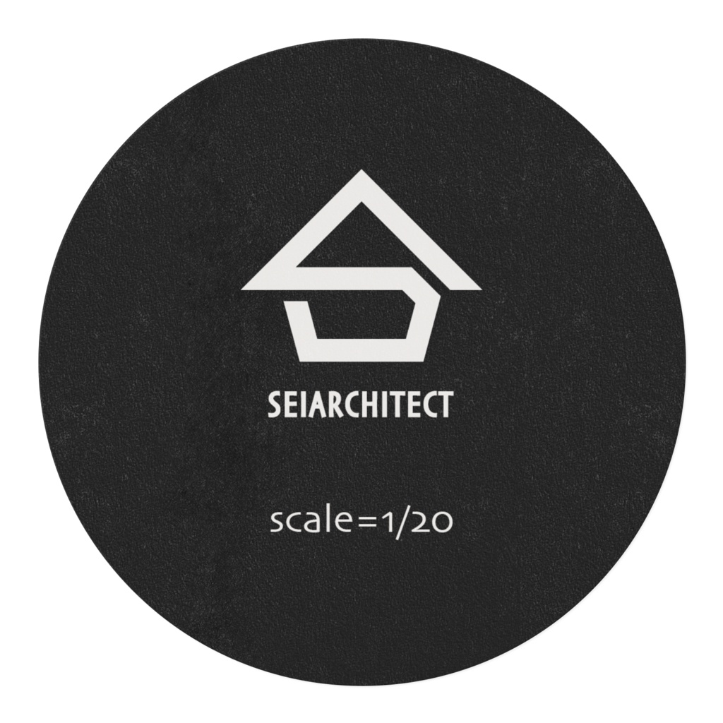 縮尺(1/20)マスキングテープ/Black