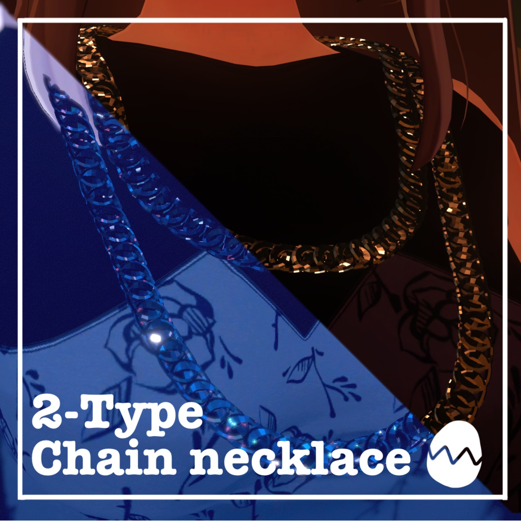 2-Type Chain necklace #002