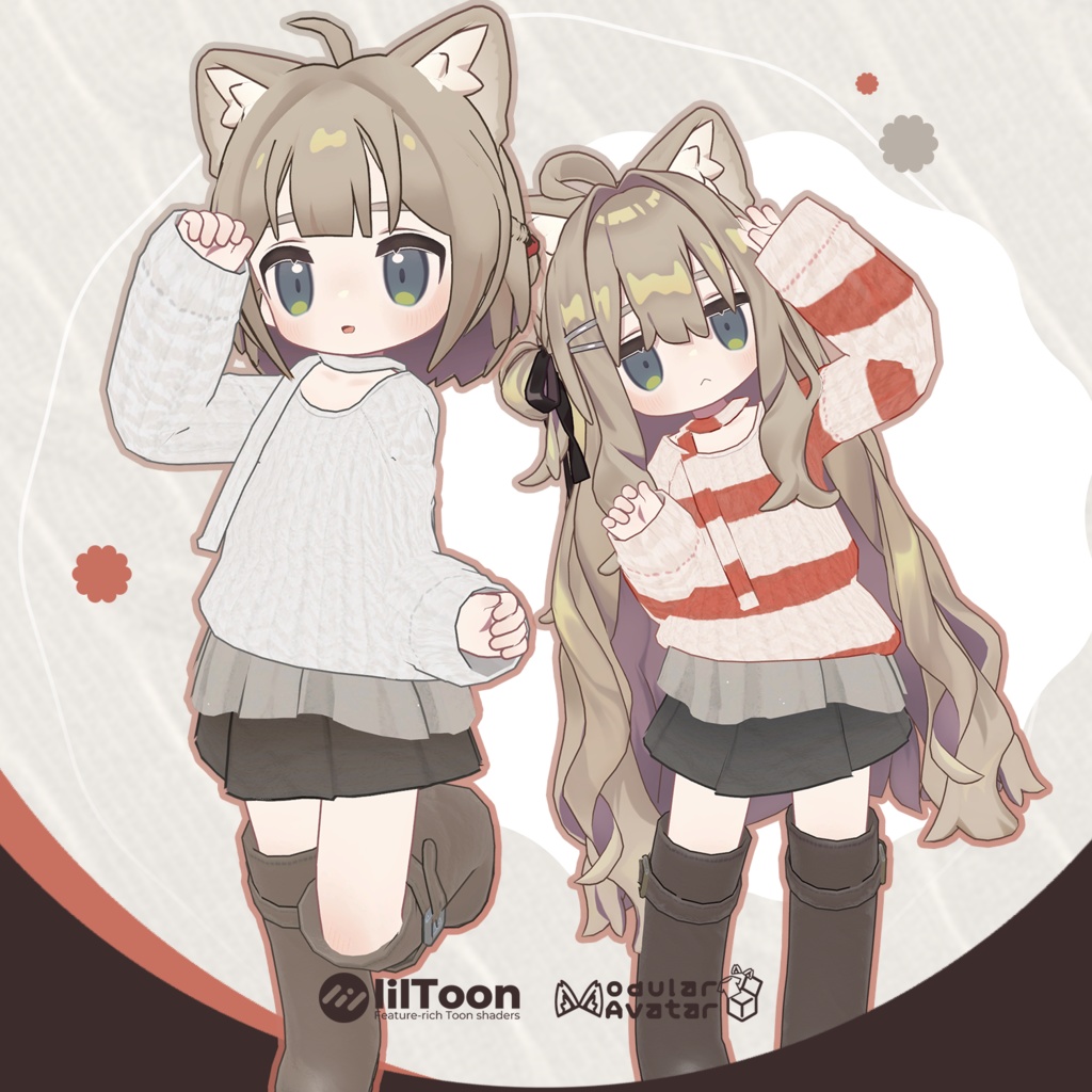 【キプフェル / Kipfel】ストライプ・ふわニット ❄️