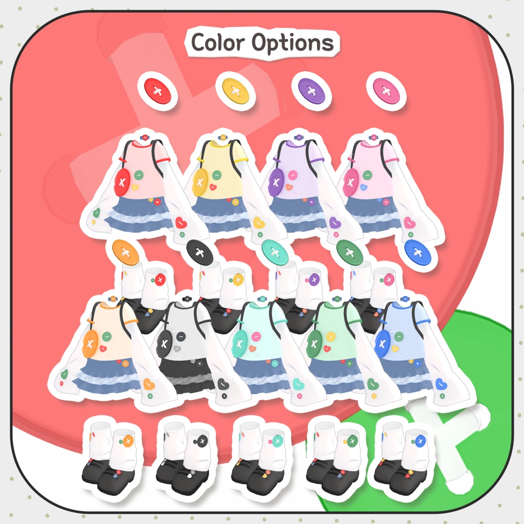 ✨SALE✨【まめふれんず/カロル】 BUTTON POP❤️
