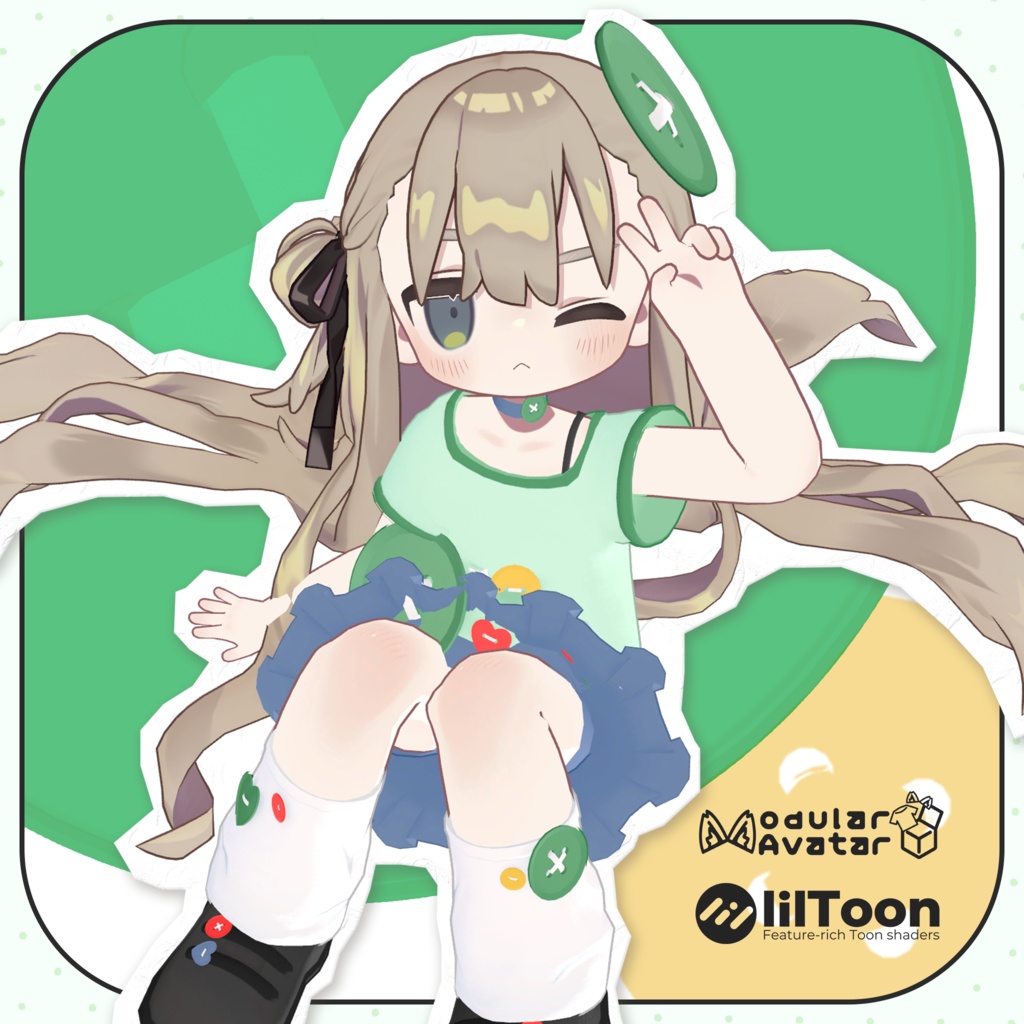 ✨SALE✨【まめふれんず/カロル】 BUTTON POP❤️