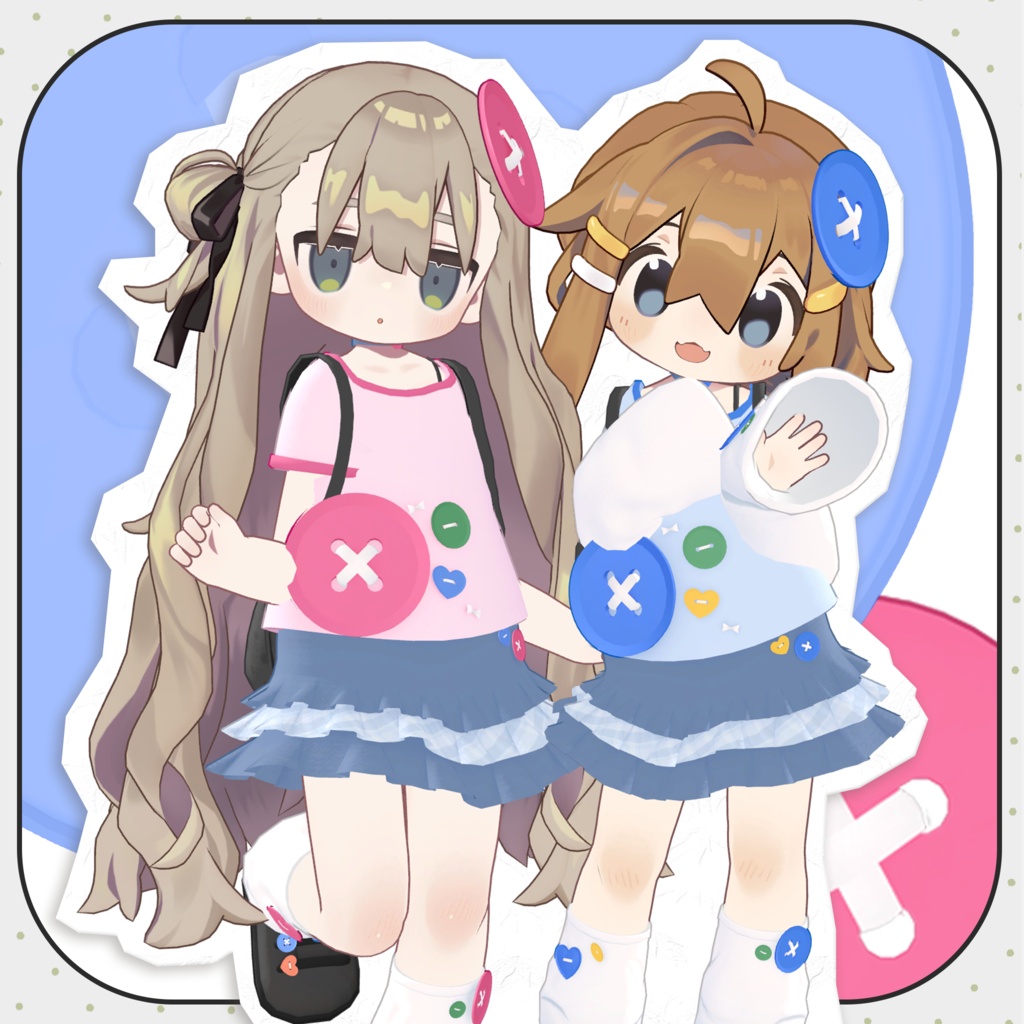 ✨SALE✨【まめふれんず/カロル】 BUTTON POP❤️