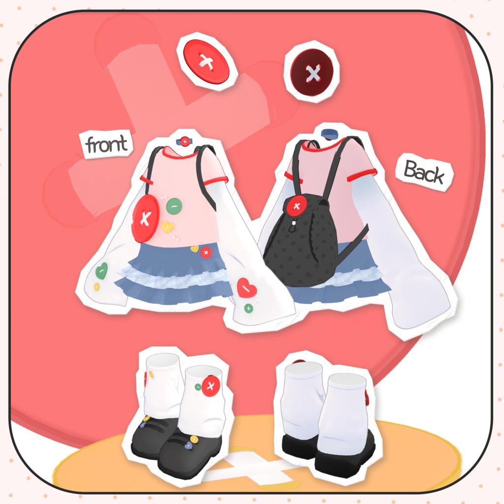 ✨SALE✨【まめふれんず/カロル】 BUTTON POP❤️