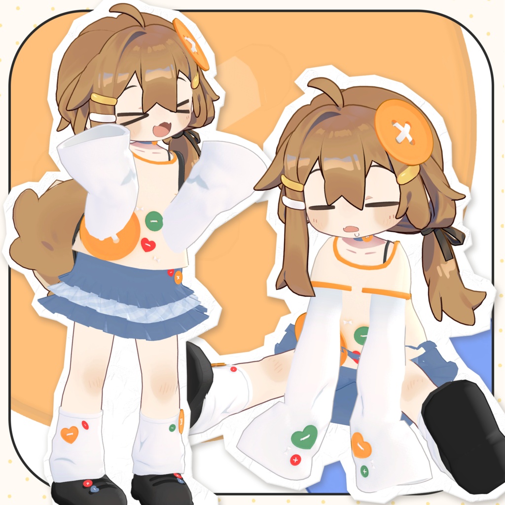 ✨SALE✨【まめふれんず/カロル】 BUTTON POP❤️