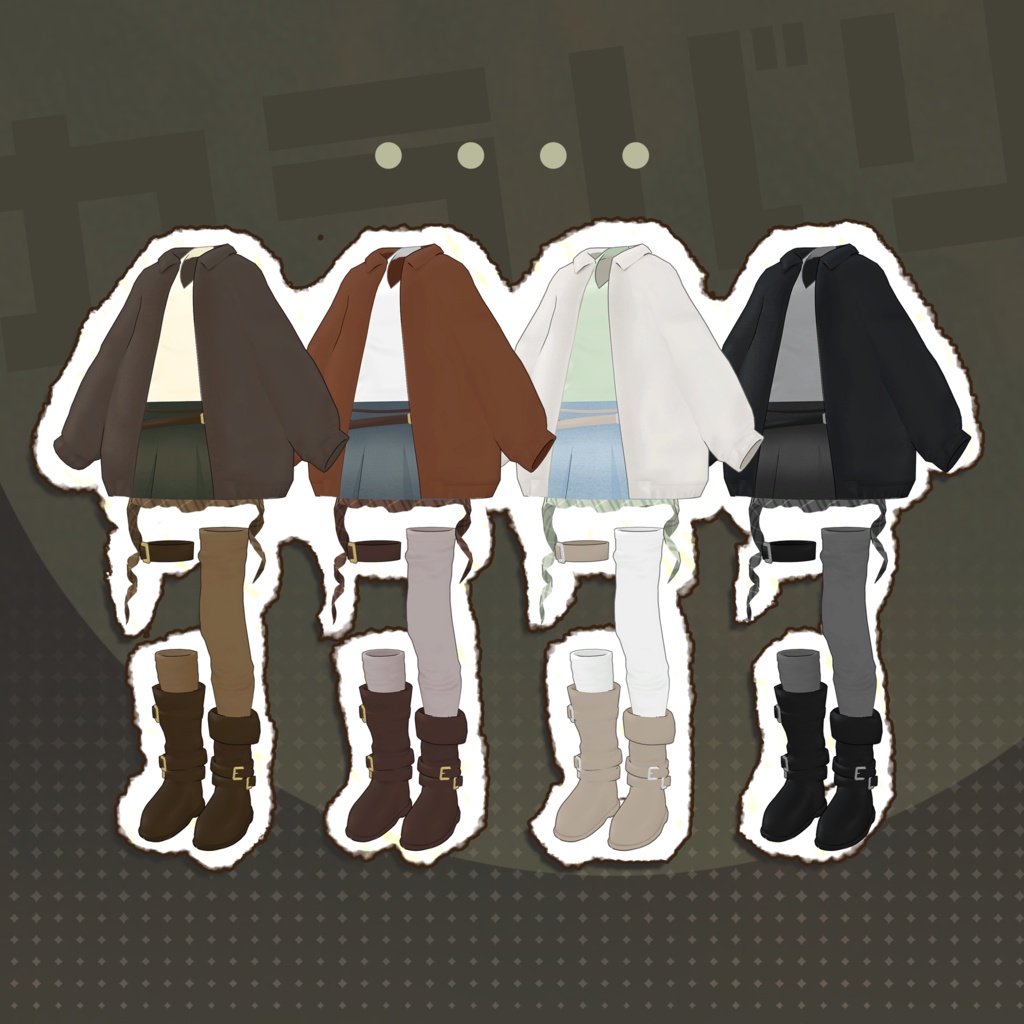 SALE🫶 【まめふれんず/ Lapwing 】Daily Grunge🍂