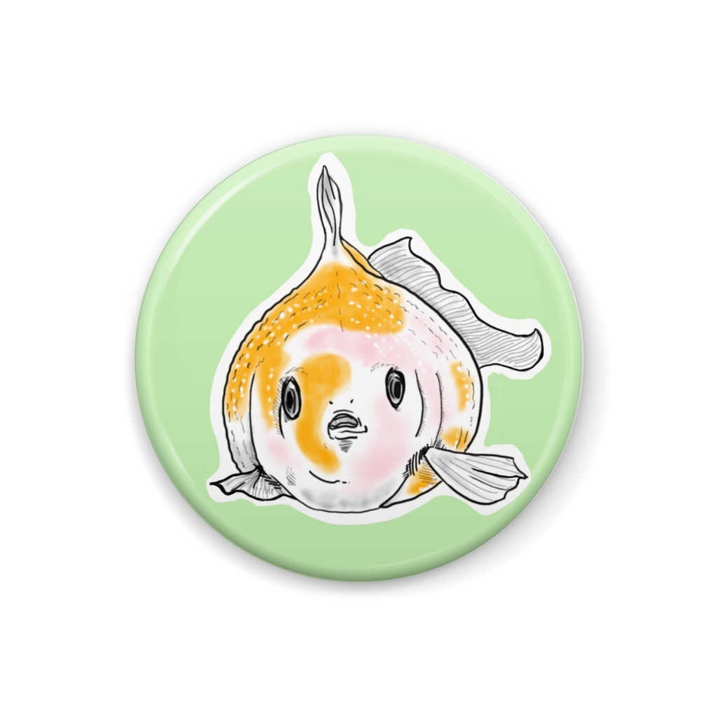 ぷくぷくピンポンパール缶バッジ