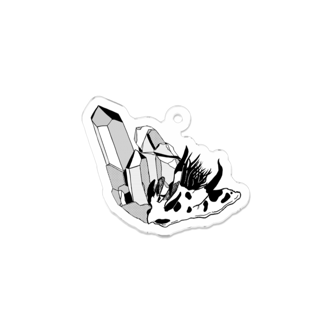 パンダツノウミウシと鉱物