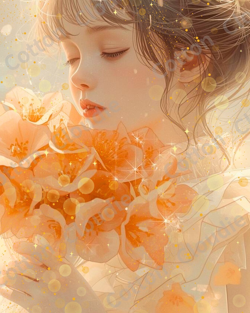 スマホ壁紙|待ち受け |PC壁紙|デジタルポスター|光の調べ【Cotton Cloudie】