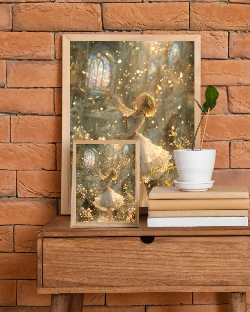 スマホ壁紙|待ち受け|デジタルポスター|黄金の讃歌【Cotton Cloudie】