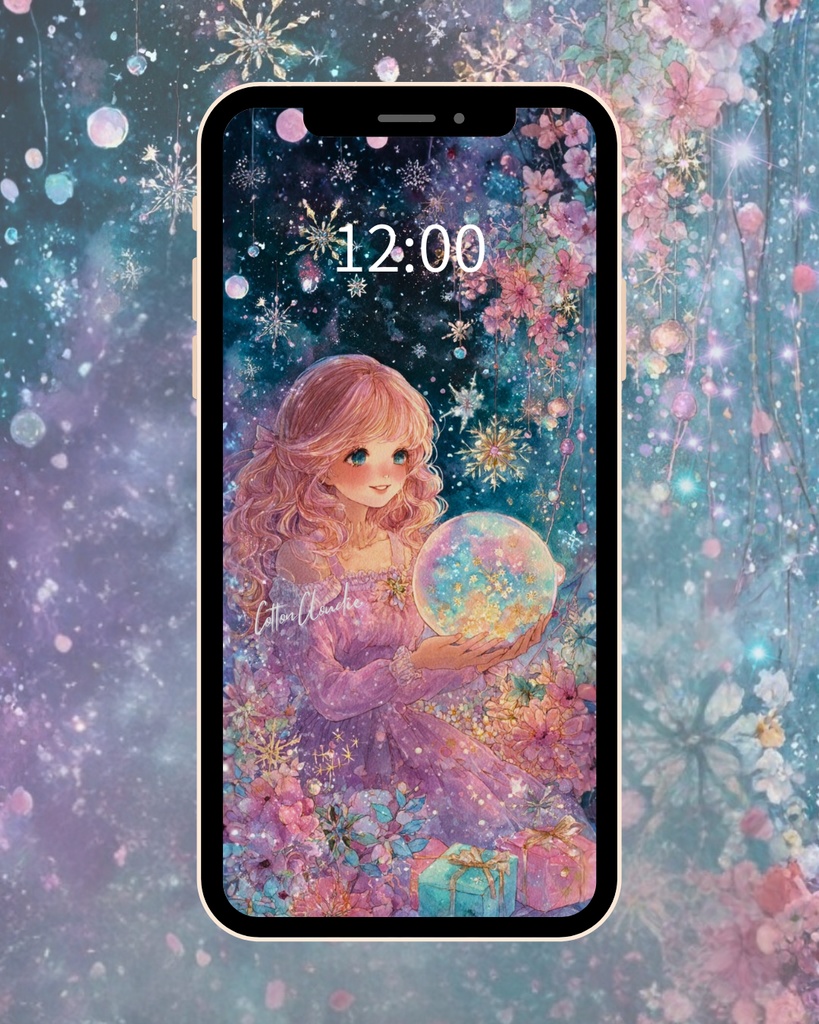 スマホ壁紙|待ち受け|デジタルポスター|ミルキーウェイ・ドール【Cotton Cloudie】