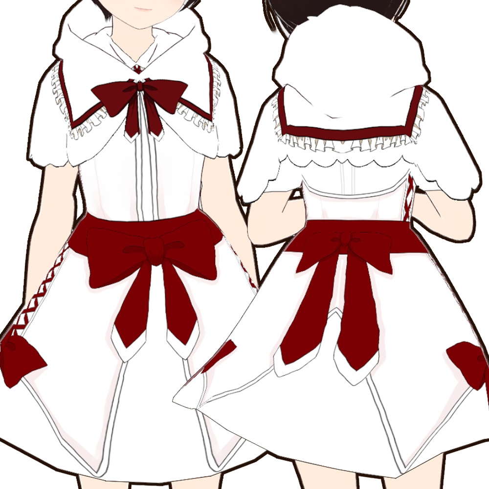 【無料あり】リボンワンピース【7color】