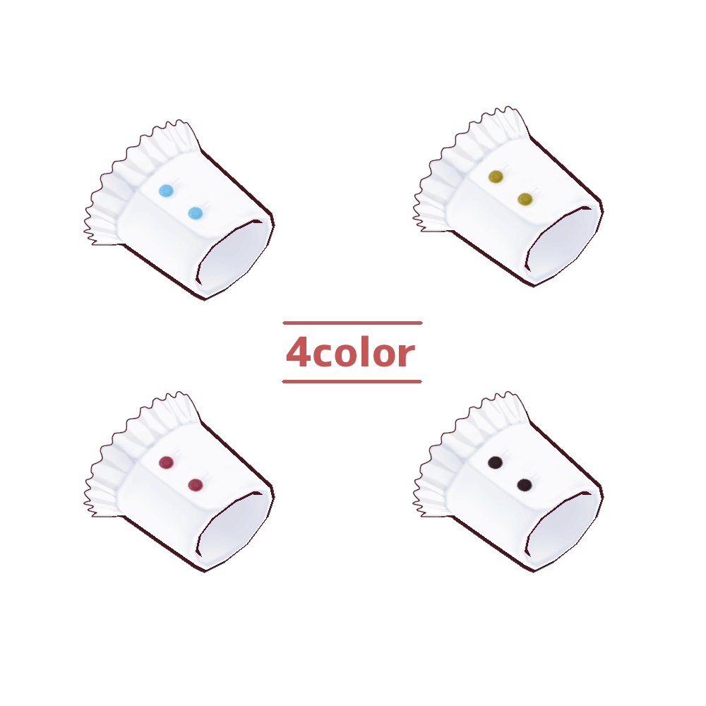 【4color】フリルカフス