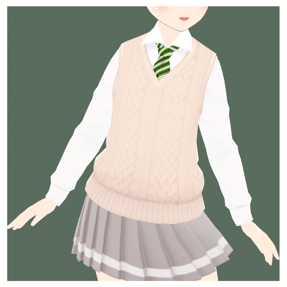 【5color】王冠柄リボン&タイ