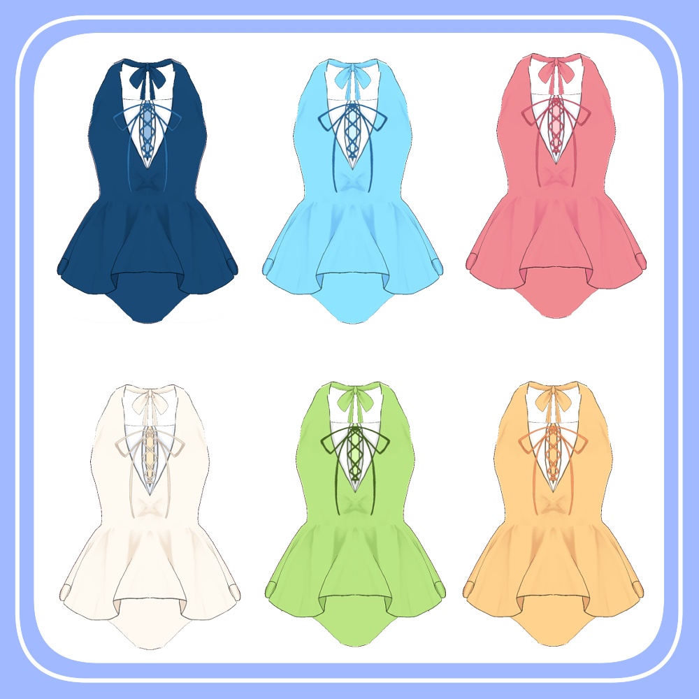 【無料あり】編み上げ水着