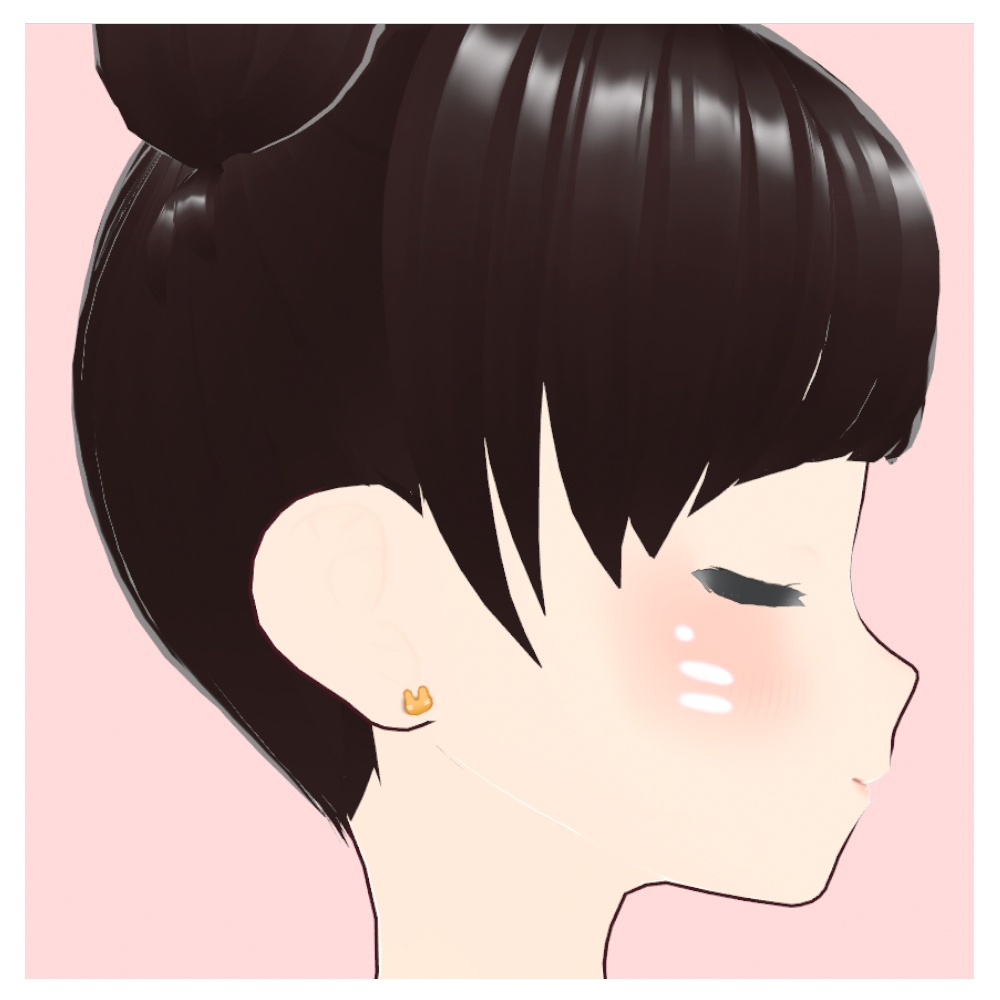 【6color】兎ピアス