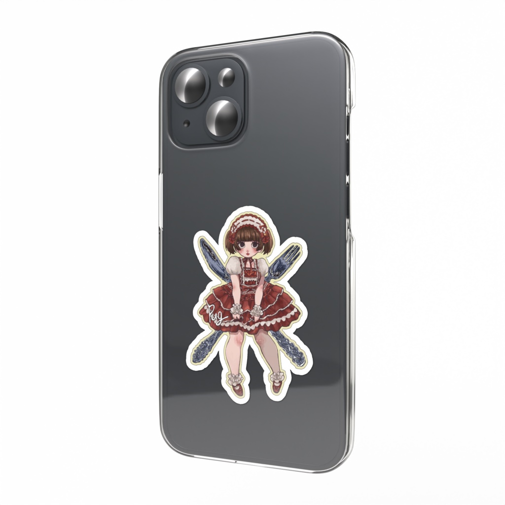 pugのステッカー(全3種・おまけ自撮り付き)