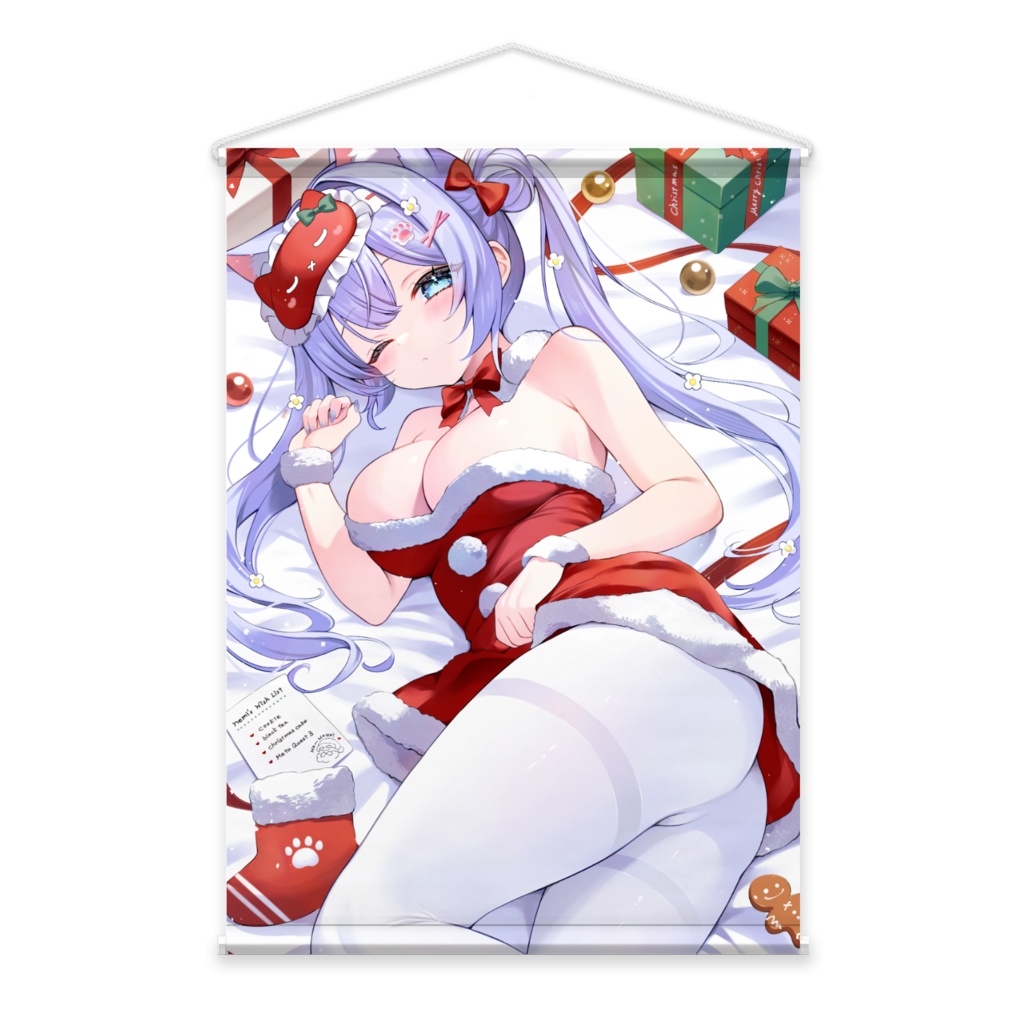 【OC】クリスマスねみちゃん B2タペストリー
