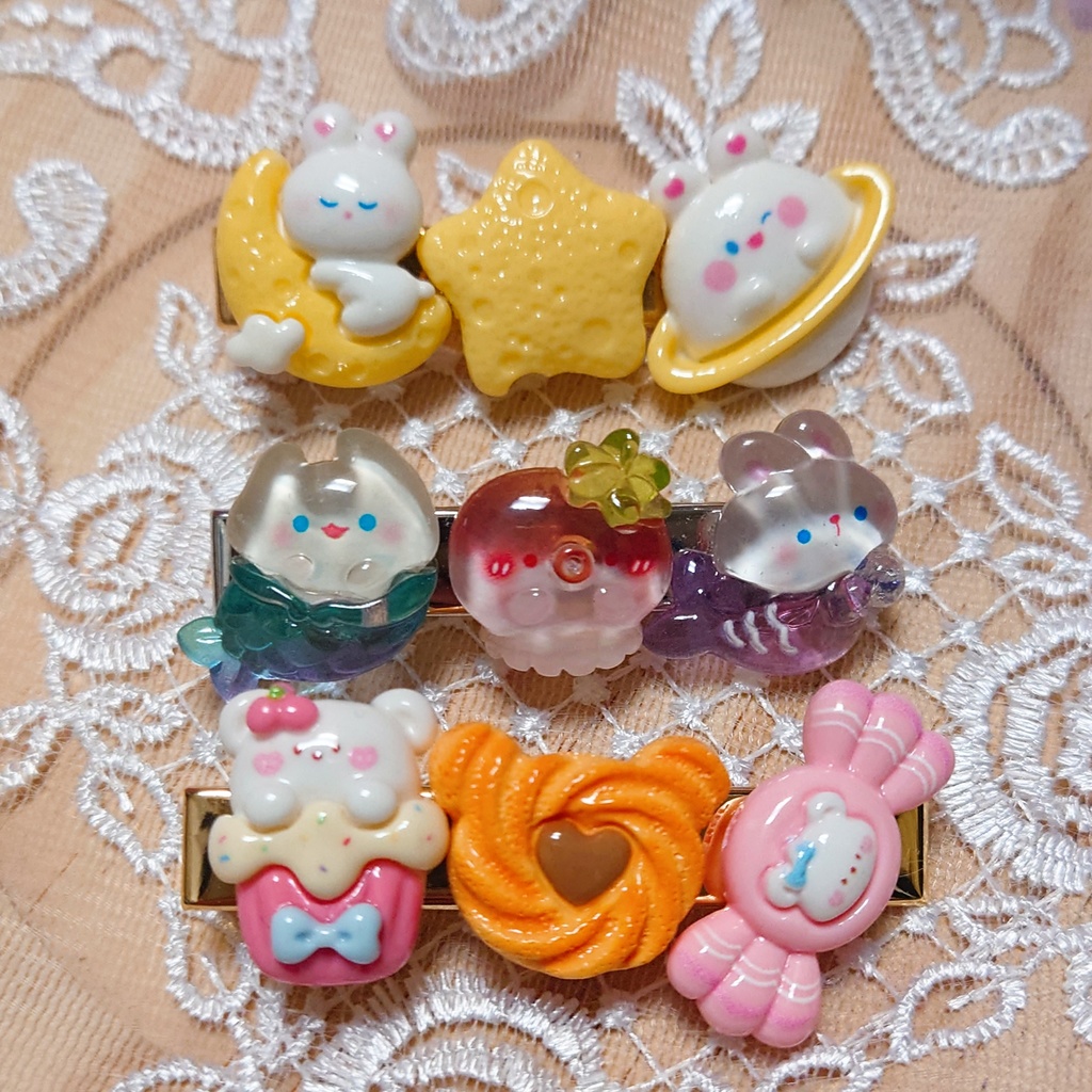 〈恋と深空〉モチーフ ヘアクリップ