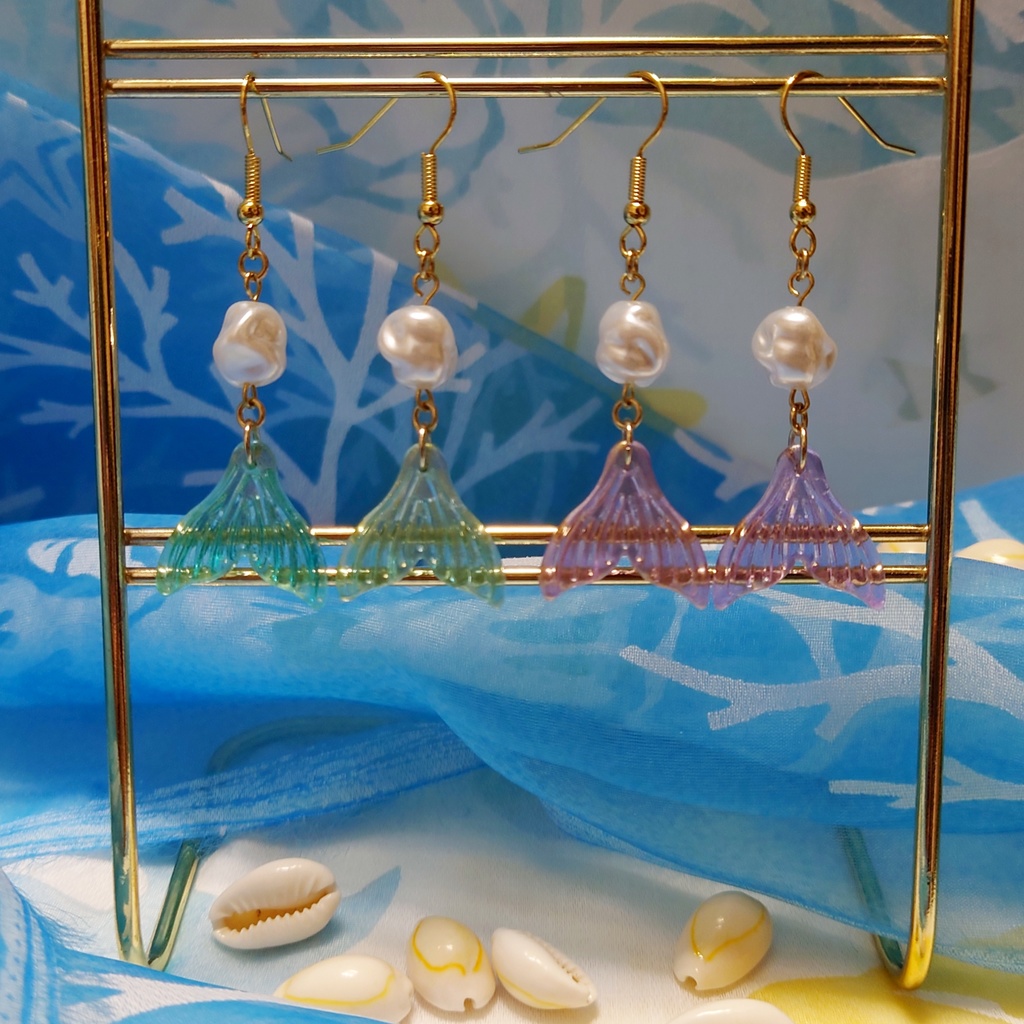〈恋と深空〉マーメイドテールピアス