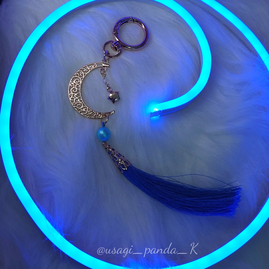 〈恋と深空〉月を追う者タッセルバックチャーム