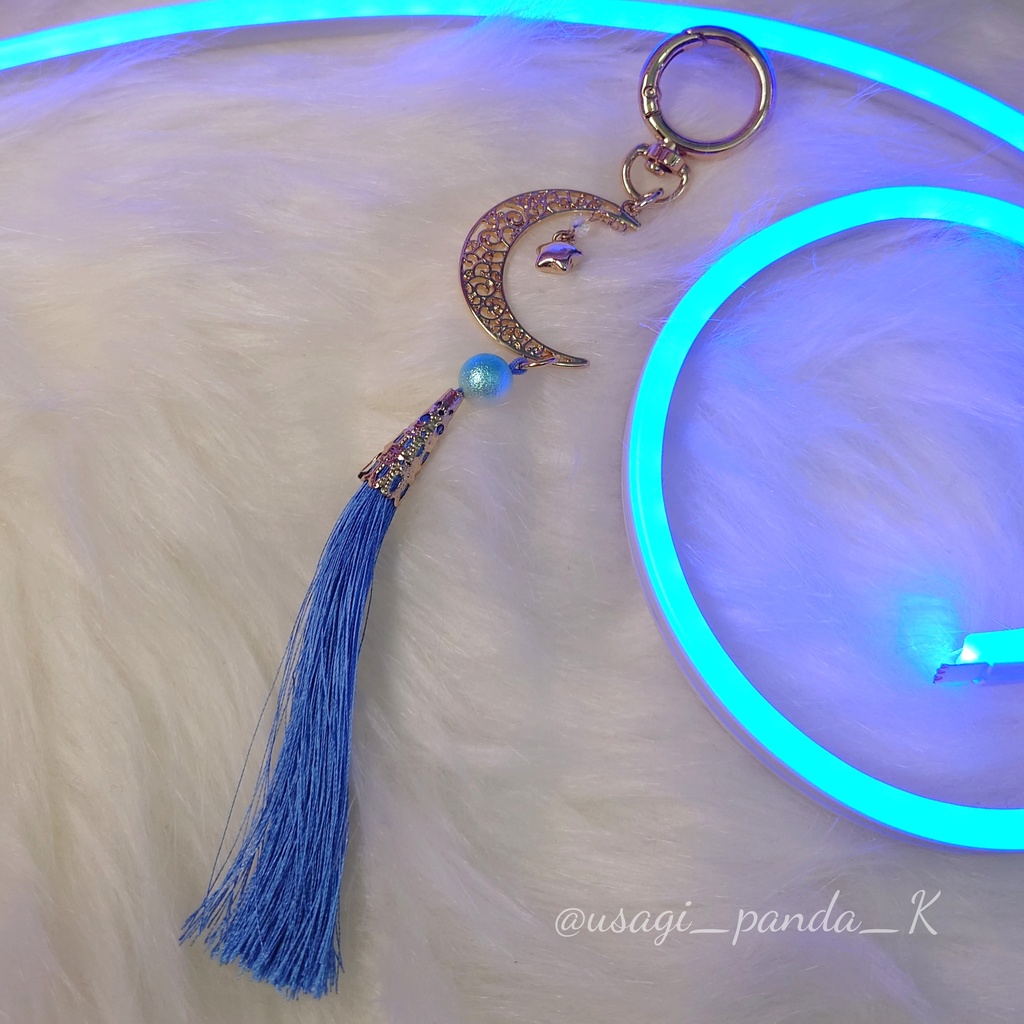 〈恋と深空〉月を追う者タッセルバックチャーム