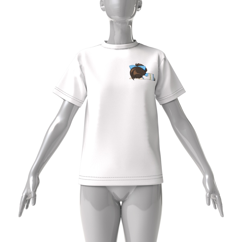 寝てました。_Tシャツ