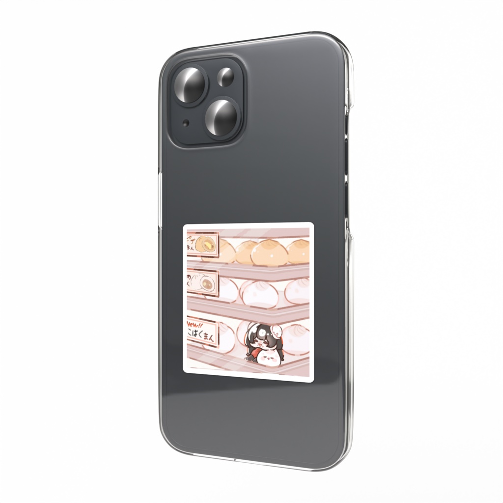 肉まんこはく_ステッカー