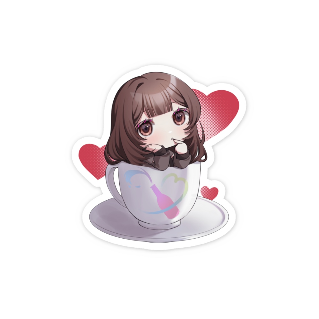 コーヒーカップ_ステッカー