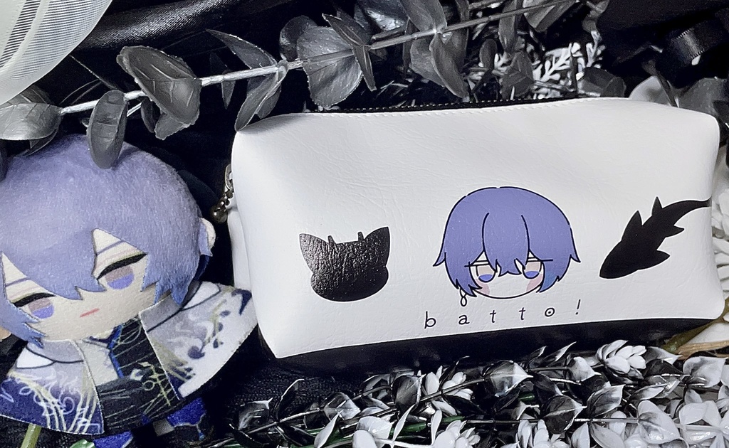 小柳ロウとオトモの合皮ポーチ