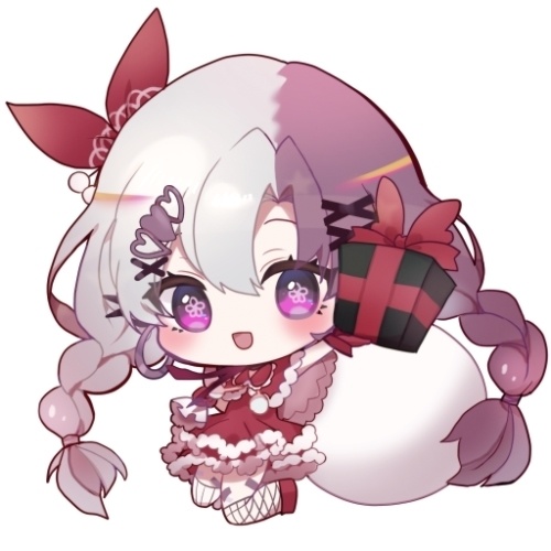 クリスマス仕様アクリルスタンドキーホルダー
