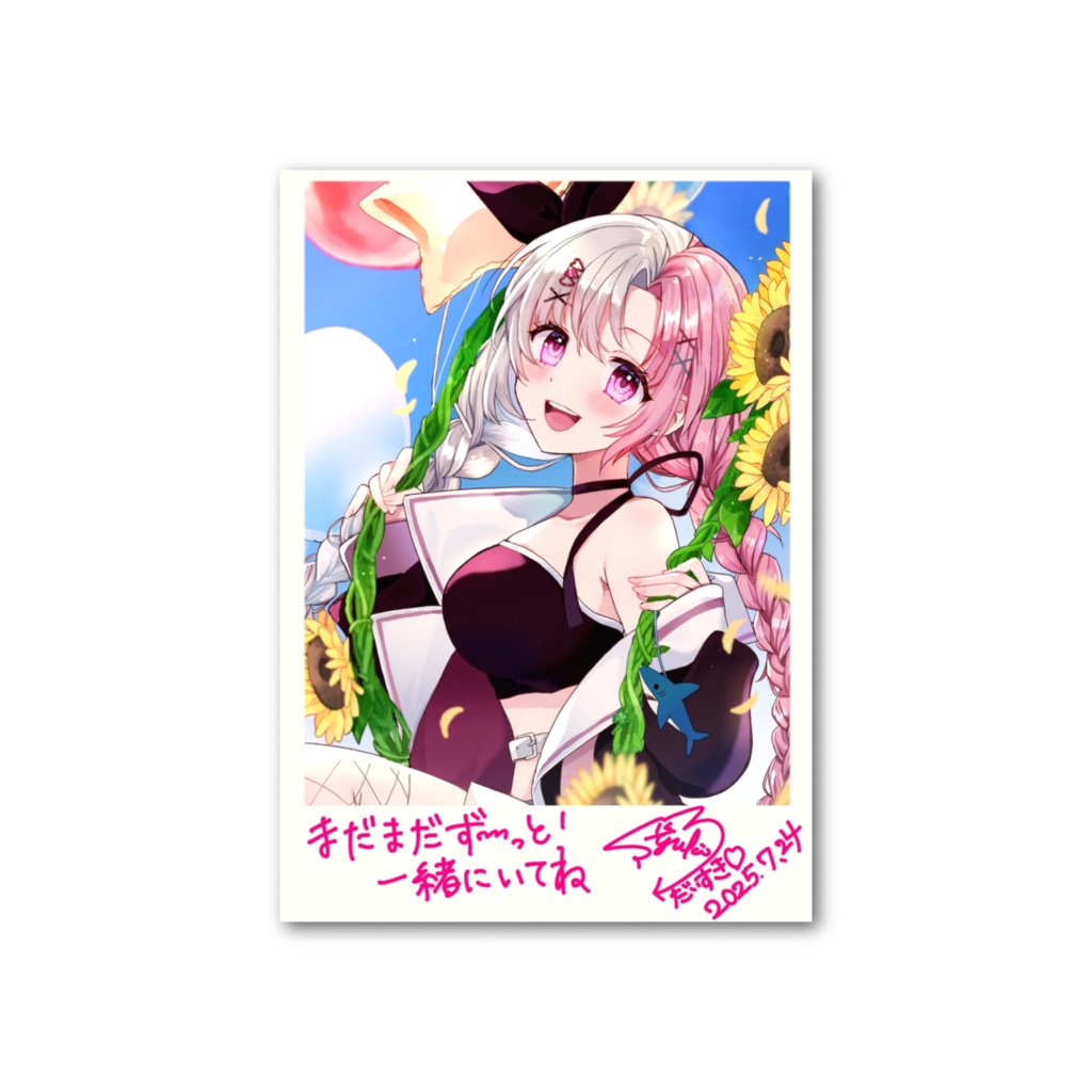 誕生日限定💖チェキ風カード