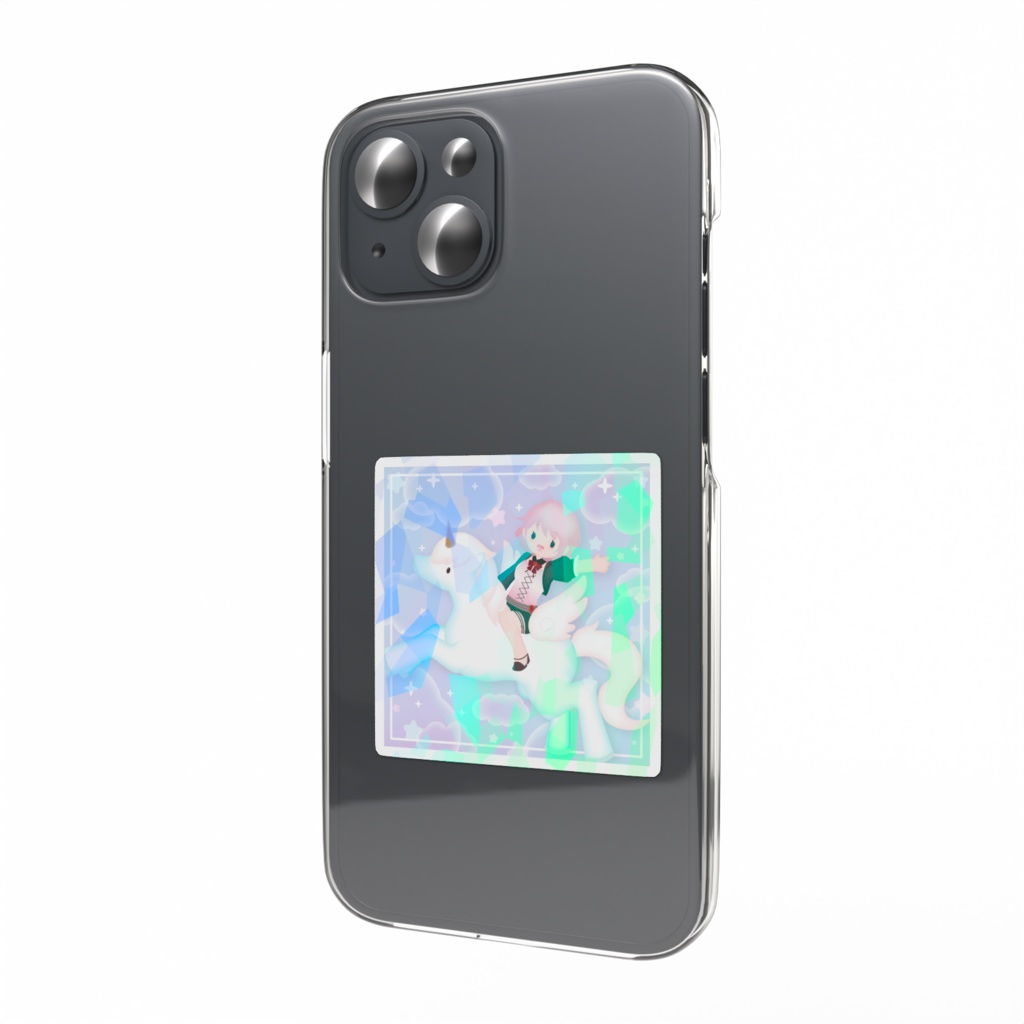 【あんそにぃ活動4周年記念グッズ】キラキラふぁんしーそにホロステッカー:ペガサスver.