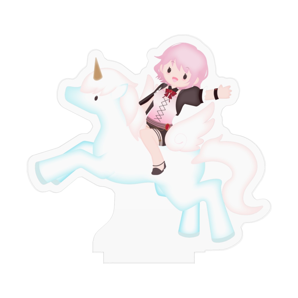 【あんそにぃ活動4周年記念グッズ】キラキラふぁんしーそにアクスタ:ペガサスver.