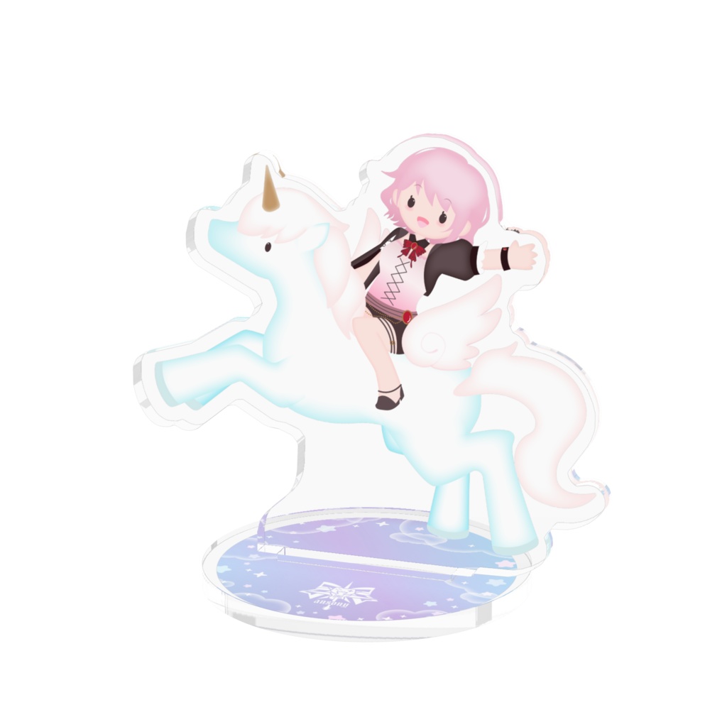 【あんそにぃ活動4周年記念グッズ】キラキラふぁんしーそにアクスタ:ペガサスver.