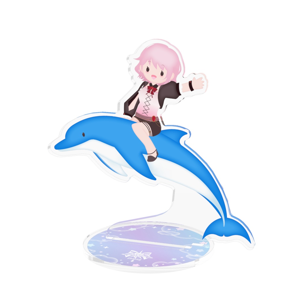 【あんそにぃ活動4周年記念グッズ】キラキラふぁんしーそにアクスタ:いるかver.