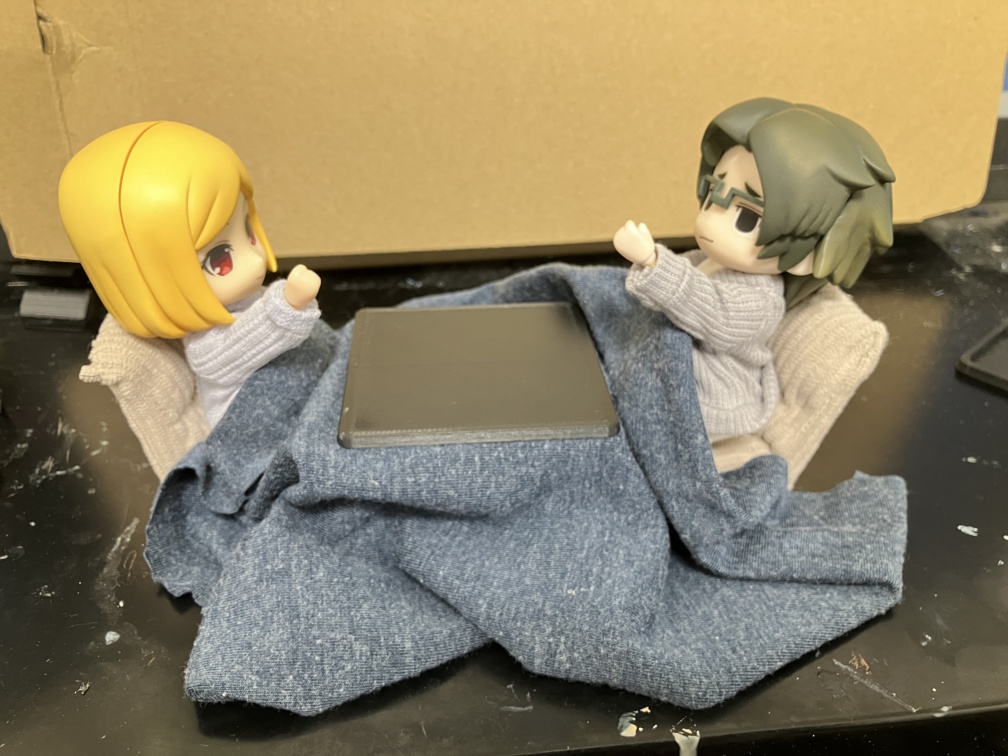 ねんどろいどどーる向けこたつ机キット