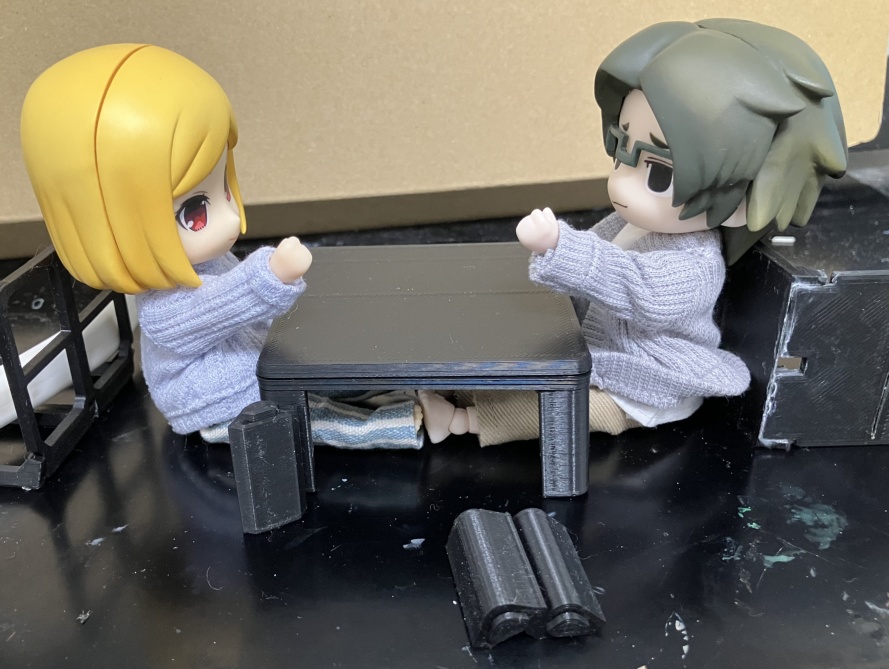 ねんどろいどどーる向けこたつ机キット