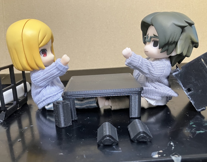ねんどろいどどーる向けこたつ机キット