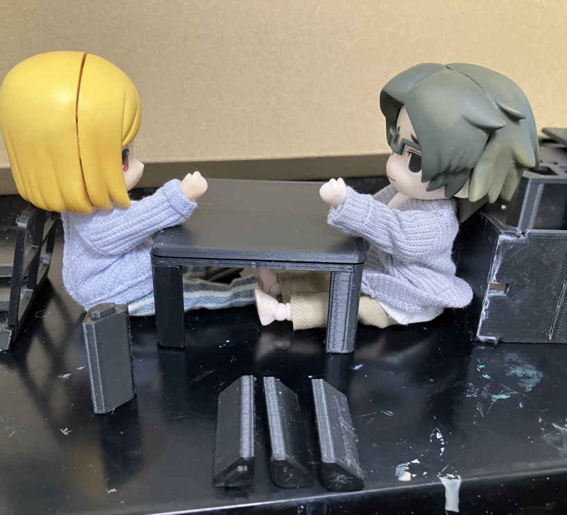 ねんどろいどどーる向けこたつ机キット