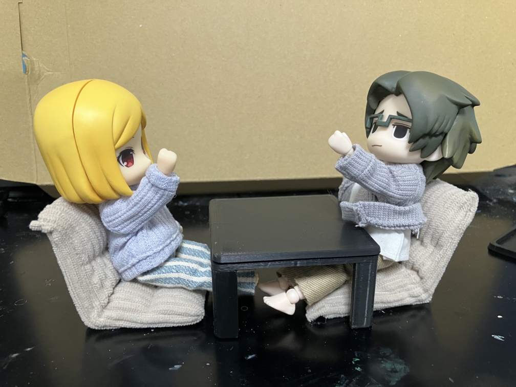 ねんどろいどどーる向けこたつ机キット