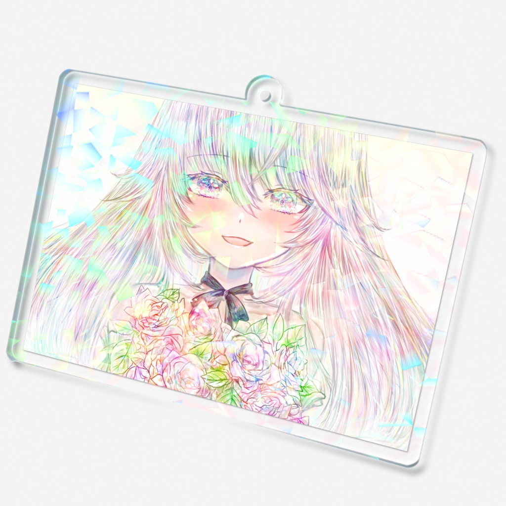 オパールちゃんホログラムアクリルキーホルダー